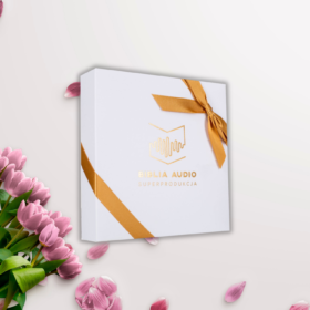 Stary i Nowy Testament pendrive prezent biały