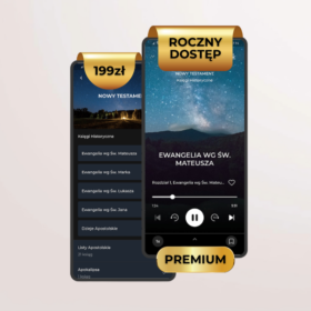 Biblia Audio Premium – roczny dostęp do aplikacji